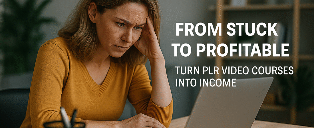 From Stuck to Profitable: 700+ PLR Video Courses