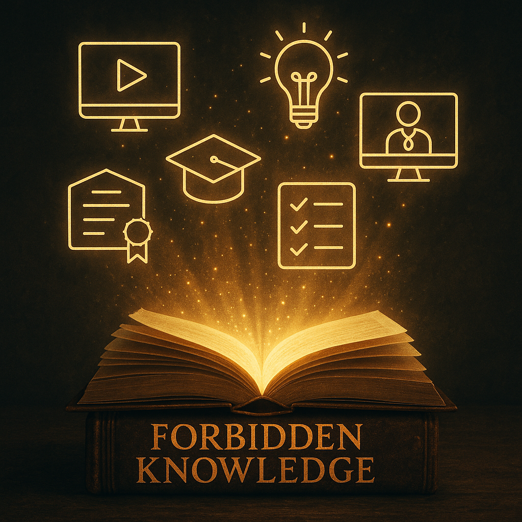 Forbidden Knowledge: The PLR Video Course Secret No One Talks About