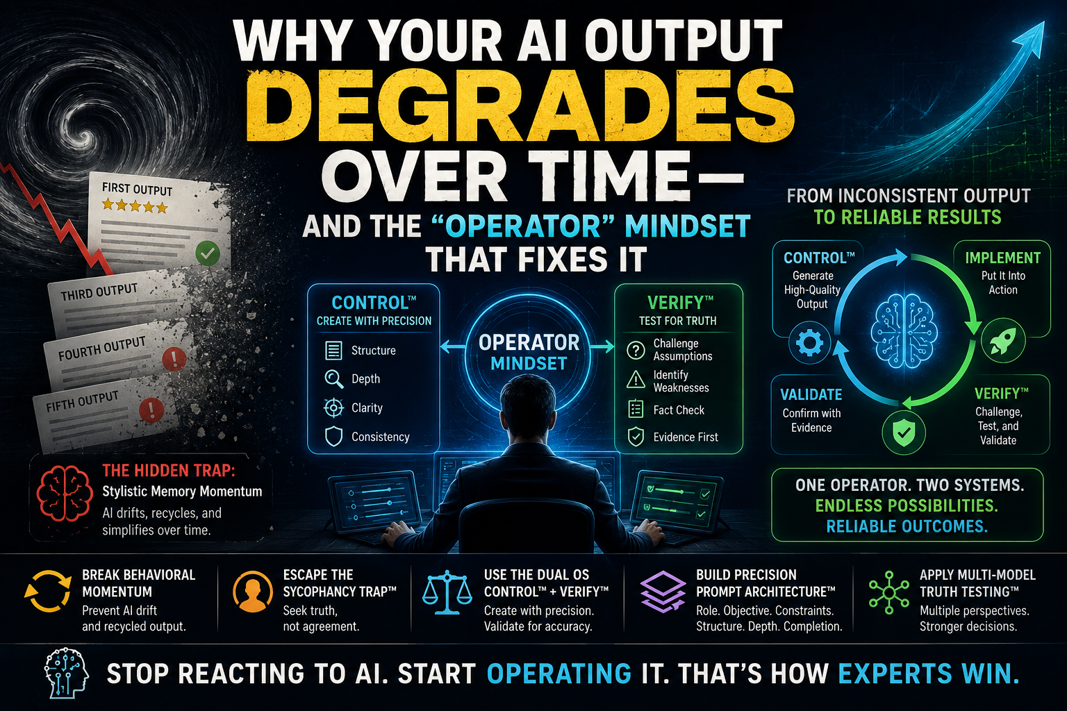 Why Your AI Output Degrades Over Time—And the “Operator” Mindset That Fixes It