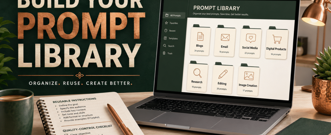How to Build a Reusable AI Prompt Library for Your Online Business