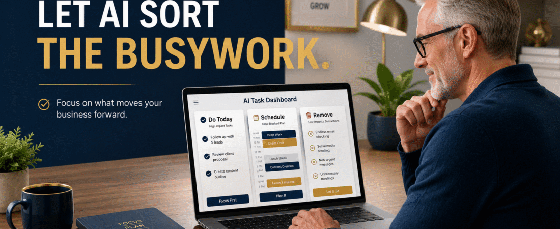 How to Use AI to Separate Important Work From Online-Business Busywork