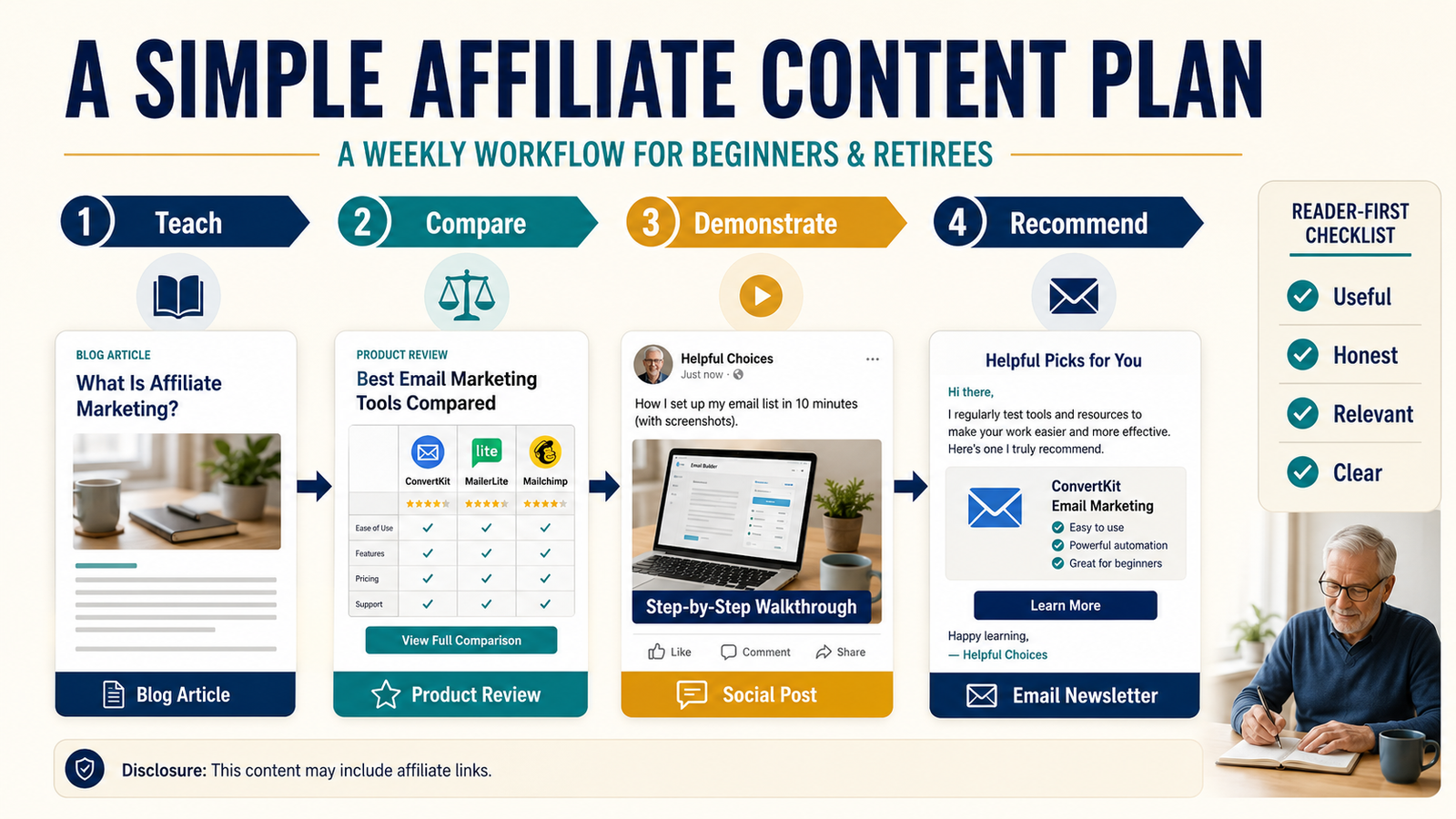 A Simple Affiliate Marketing Content Plan for Beginners