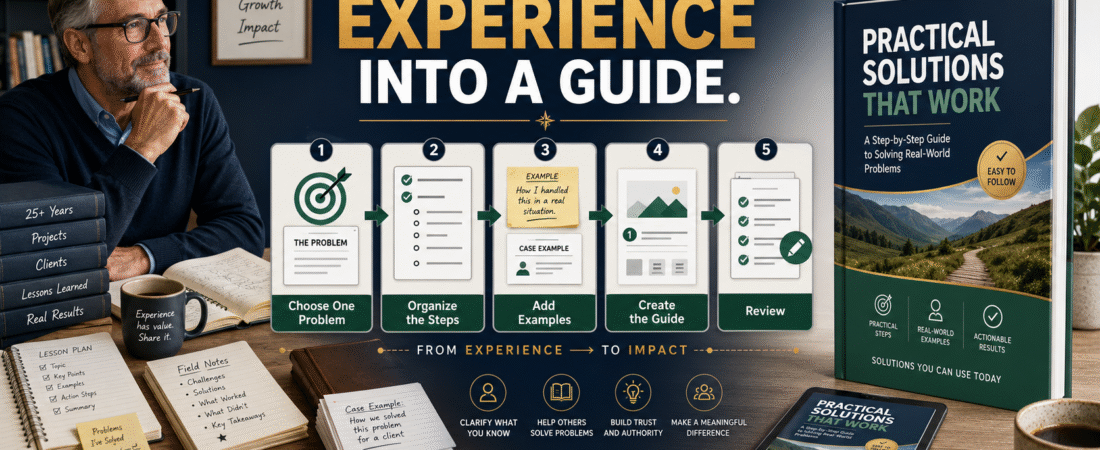 How to Turn Your Experience Into a Useful Digital Guide