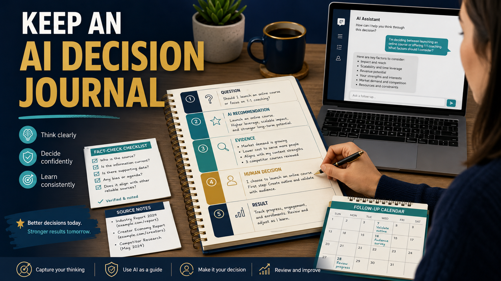How to Keep an AI Decision Journal for Better Business Choices