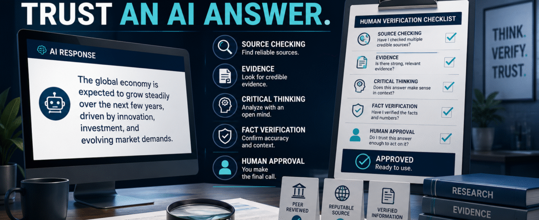 Before You Trust an AI Answer, Use This Simple 4-Step Reliability Check