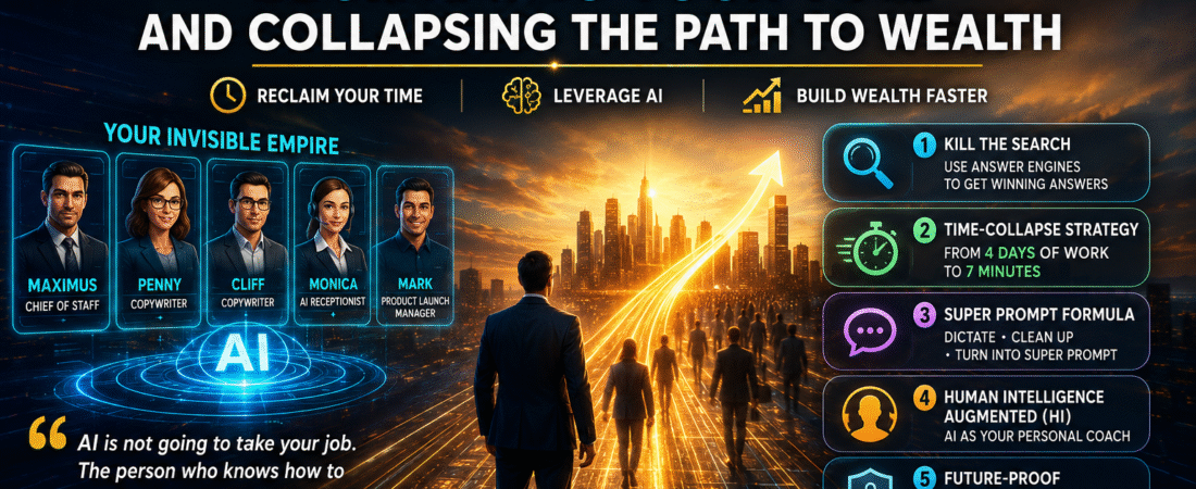 The AI-First Empire: Reclaiming Your Time and Collapsing the Path to Wealth
