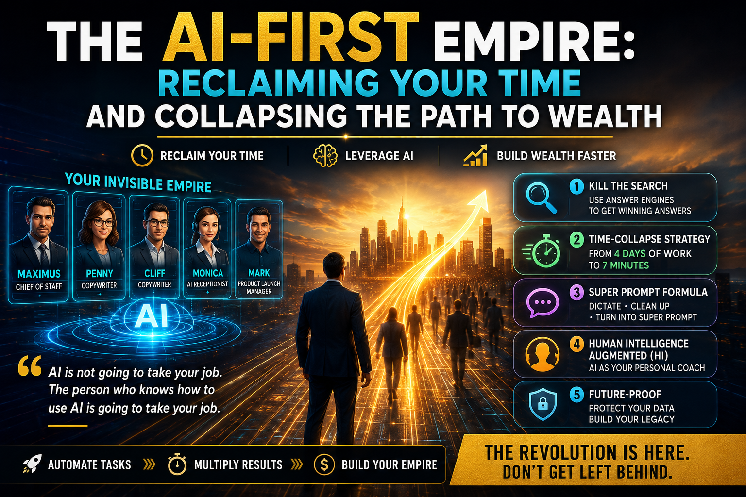 The AI-First Empire: Reclaiming Your Time and Collapsing the Path to Wealth