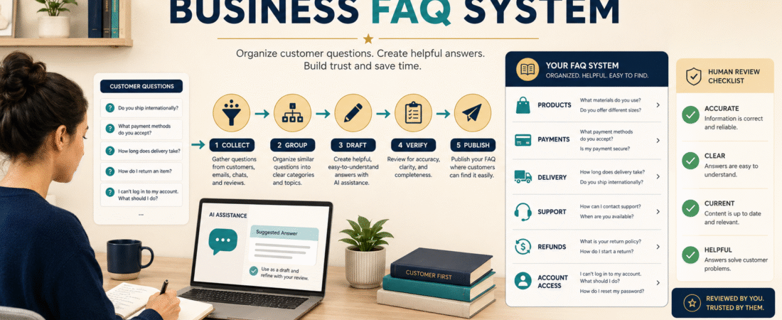 How to Build an AI FAQ System for Your Small Online Business