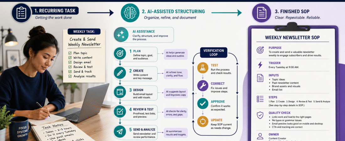 How to Create an SOP With AI for the Business Tasks You Repeat