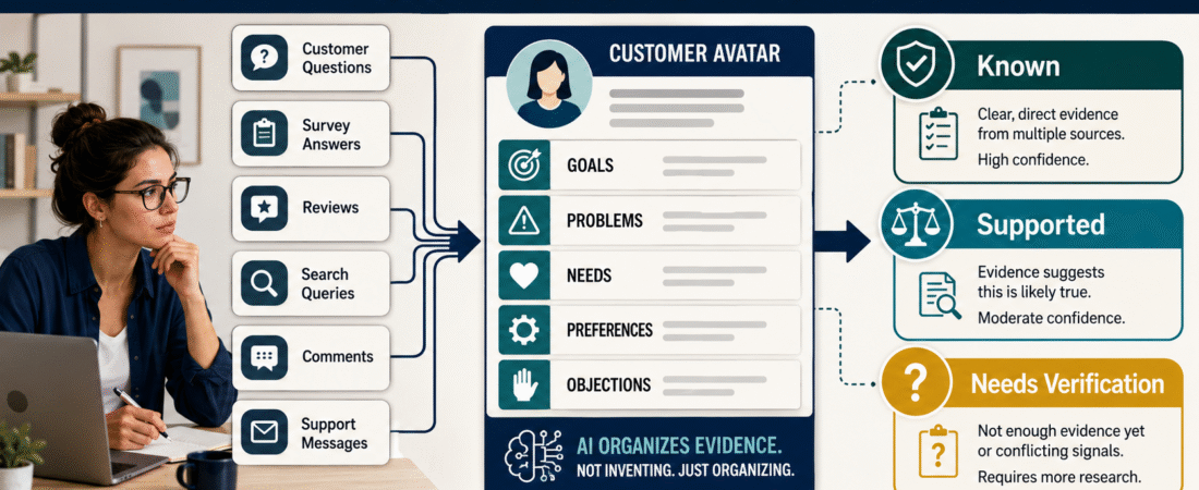 How to Create a Customer Avatar With AI Without Inventing Customer Problems