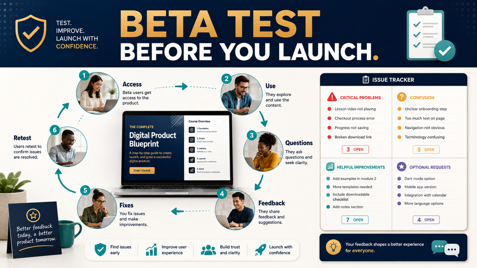 How to Beta Test a Digital Product Before You Launch It