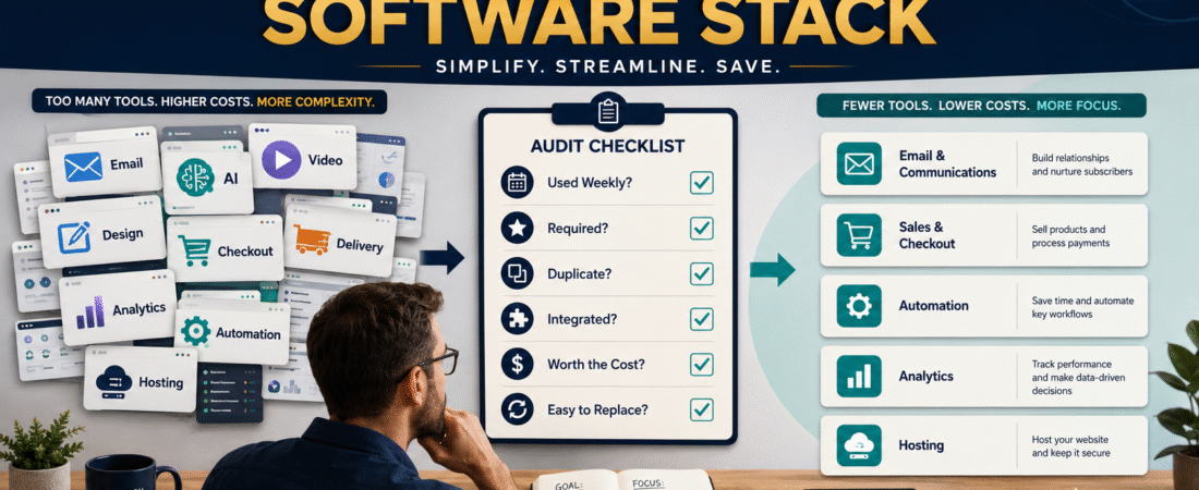 How to Audit Your Online-Business Software Stack Before Adding Another Tool