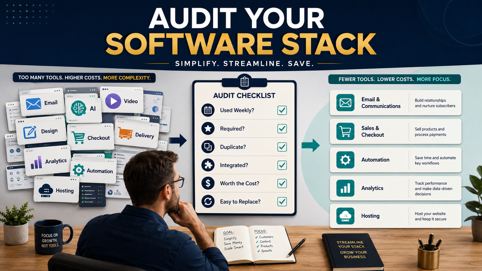 How to Audit Your Online-Business Software Stack Before Adding Another Tool