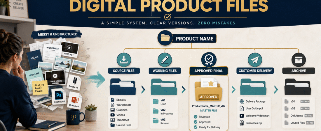 How to Organize Digital Product Files So You Always Know Which Version Is Final