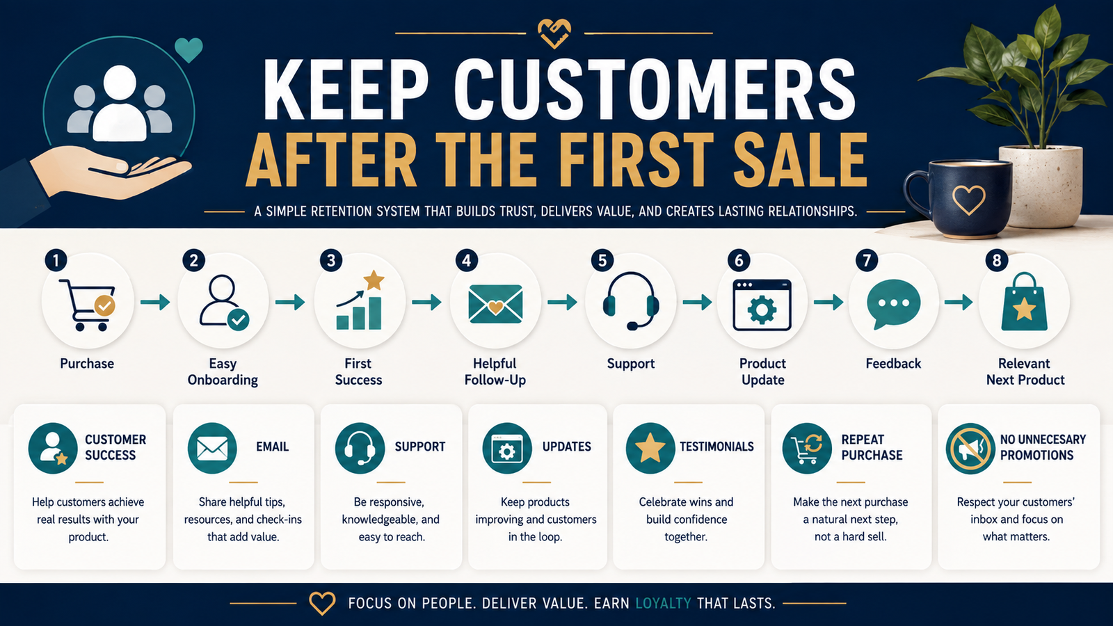 How to Build a Simple Customer Retention System After the First Digital Product Sale