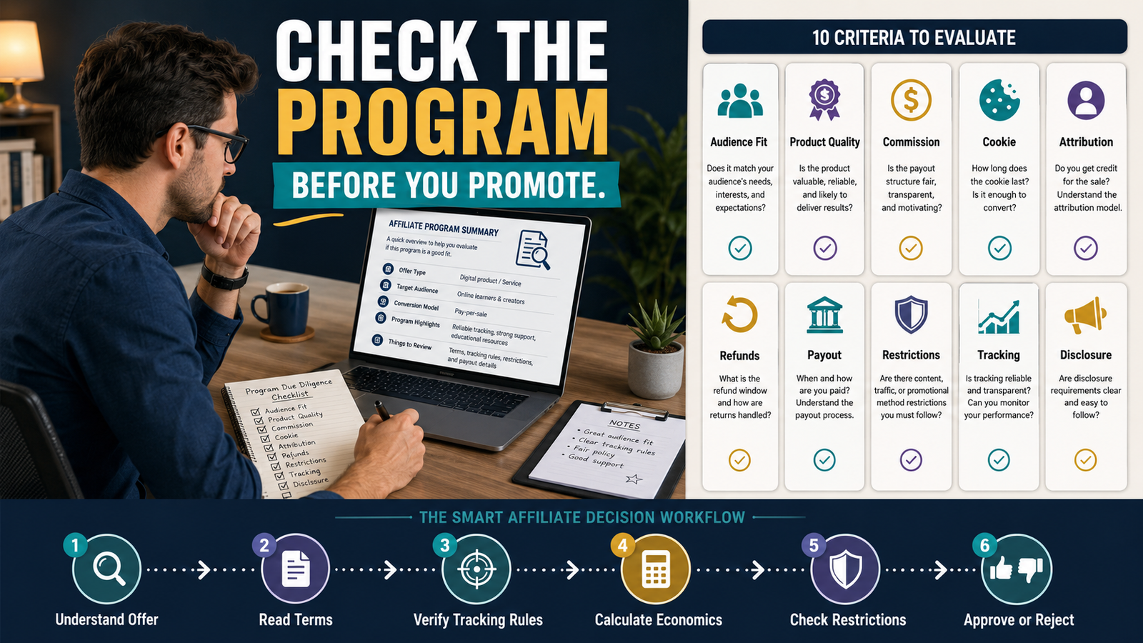 How to Evaluate an Affiliate Program Before You Spend Time Promoting It