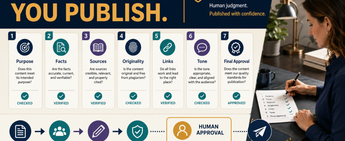 How to Create a Final AI Content Approval Checklist Before You Publish