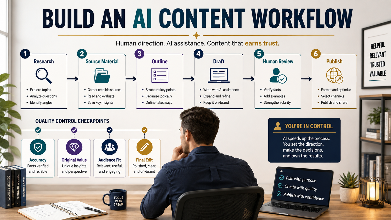 How to Create an AI Content Workflow That Does Not Produce Generic Content