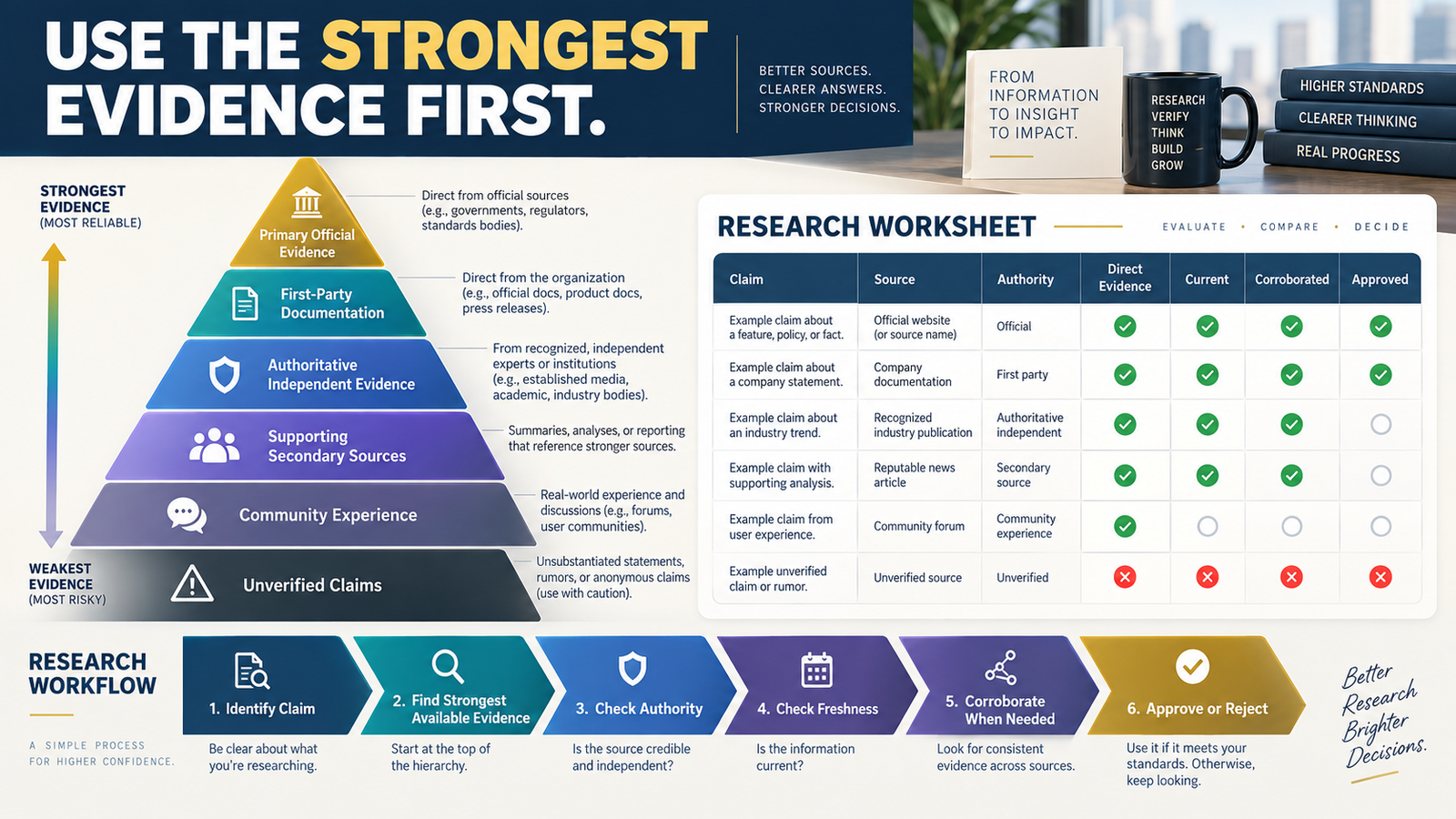 How to Create an AI Evidence Hierarchy So Strong Sources Outrank Convenient Ones