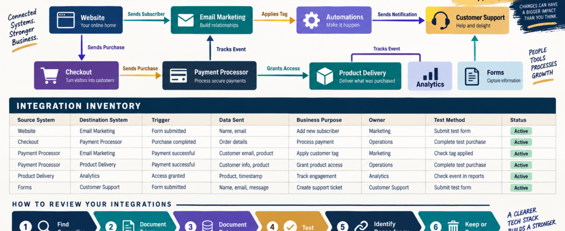 How to Create an Online Business Integration Map So You Know What Connects to What