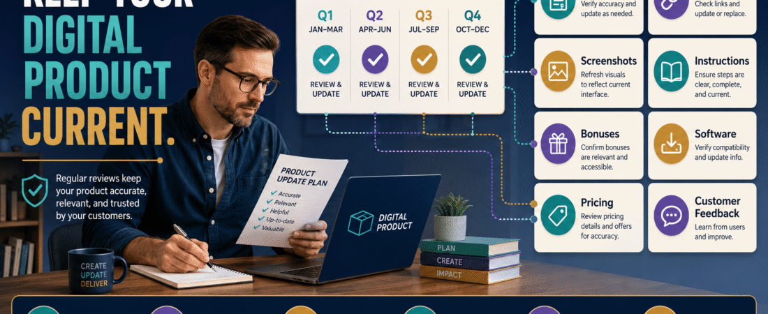 How to Create a Digital Product Revision Schedule So Your Product Does Not Quietly Become Outdated